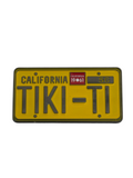 Tiki-Ti License Plate Collectible Pin